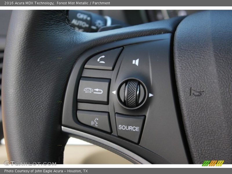 Forest Mist Metallic / Parchment 2016 Acura MDX Technology