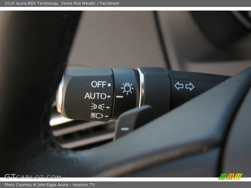 Forest Mist Metallic / Parchment 2016 Acura MDX Technology