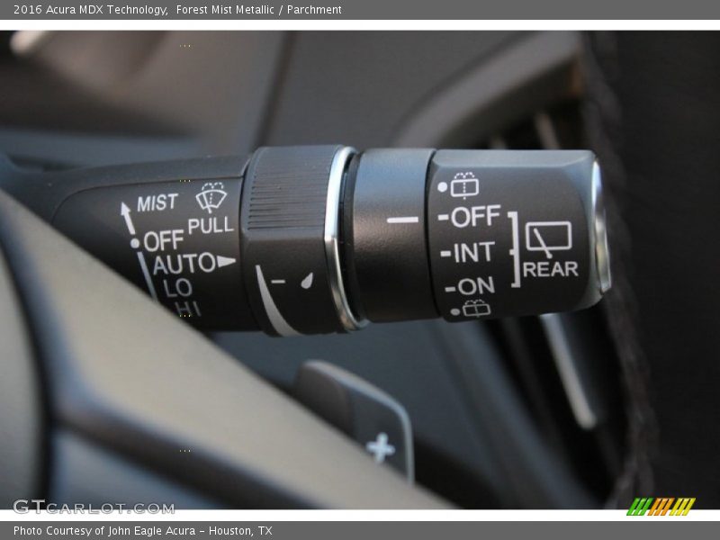 Forest Mist Metallic / Parchment 2016 Acura MDX Technology