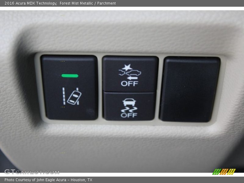 Forest Mist Metallic / Parchment 2016 Acura MDX Technology