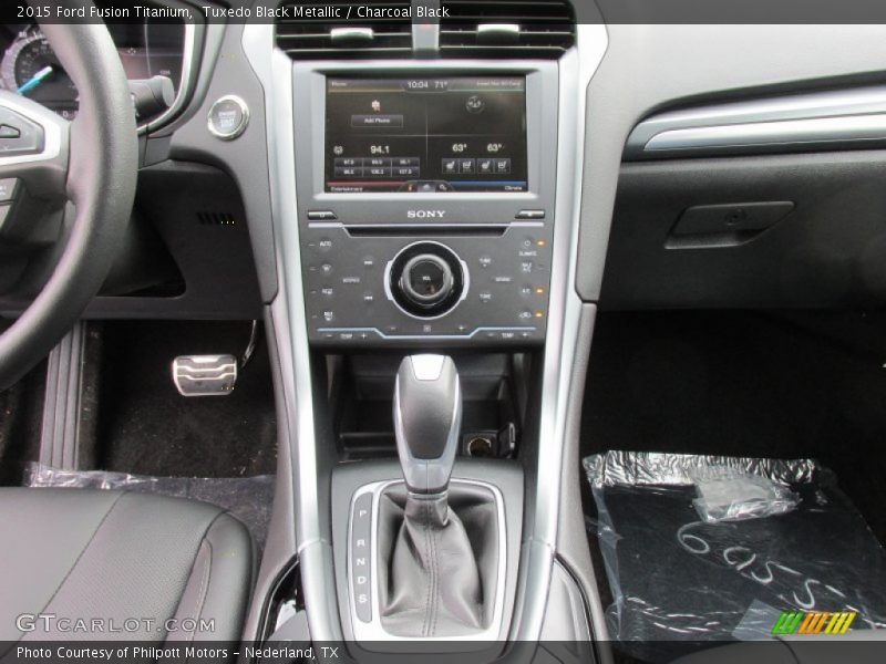 Tuxedo Black Metallic / Charcoal Black 2015 Ford Fusion Titanium