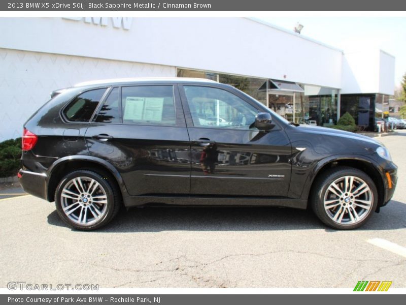 Black Sapphire Metallic / Cinnamon Brown 2013 BMW X5 xDrive 50i