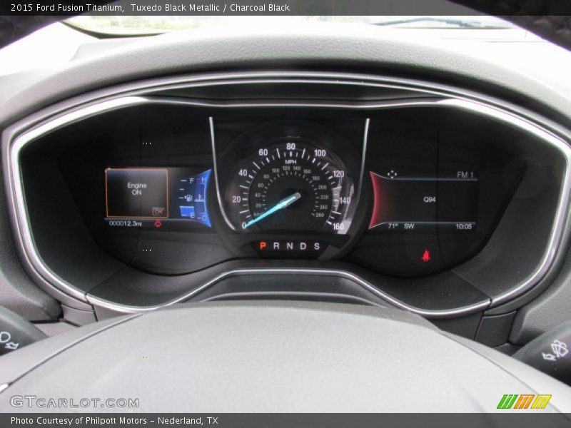 Tuxedo Black Metallic / Charcoal Black 2015 Ford Fusion Titanium