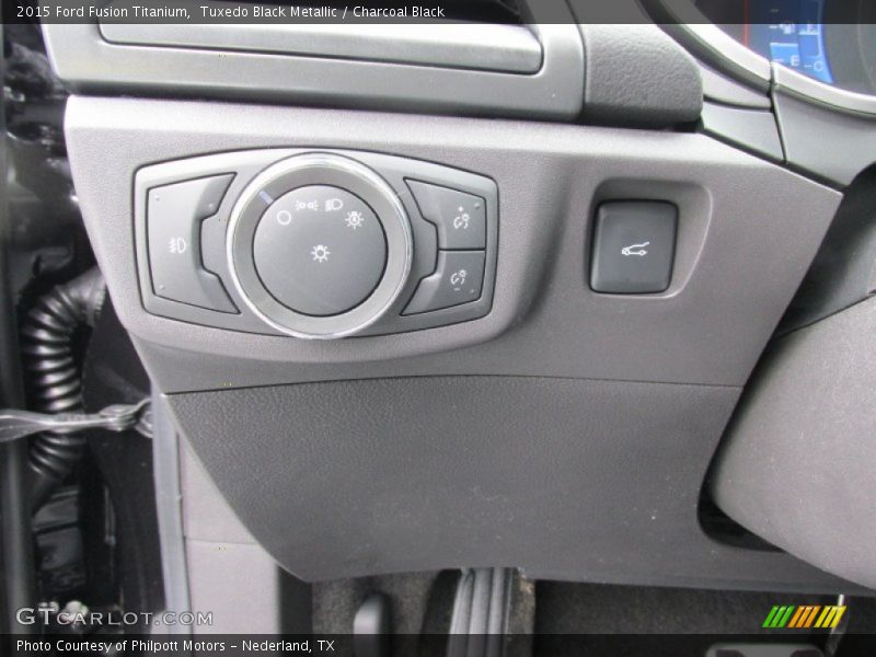 Tuxedo Black Metallic / Charcoal Black 2015 Ford Fusion Titanium