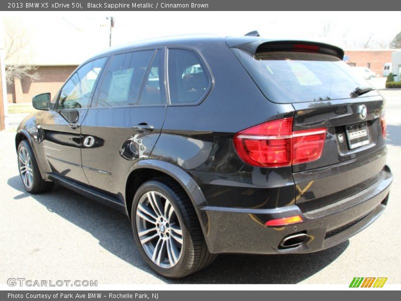 Black Sapphire Metallic / Cinnamon Brown 2013 BMW X5 xDrive 50i