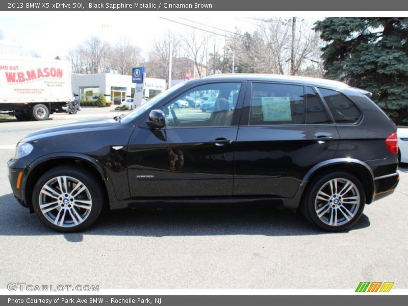 Black Sapphire Metallic / Cinnamon Brown 2013 BMW X5 xDrive 50i