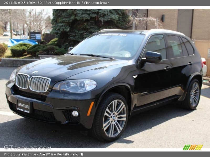 Black Sapphire Metallic / Cinnamon Brown 2013 BMW X5 xDrive 50i