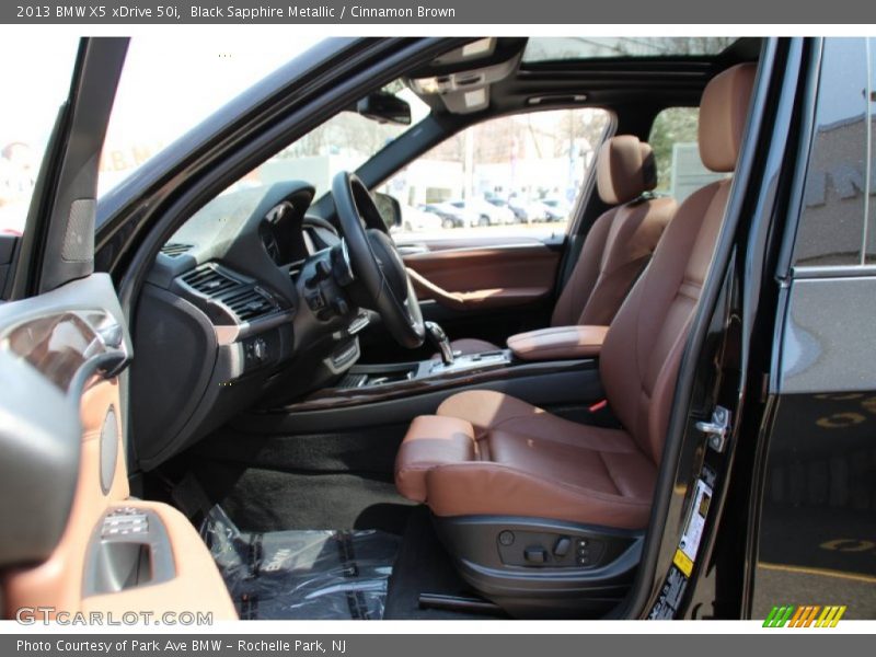 Black Sapphire Metallic / Cinnamon Brown 2013 BMW X5 xDrive 50i