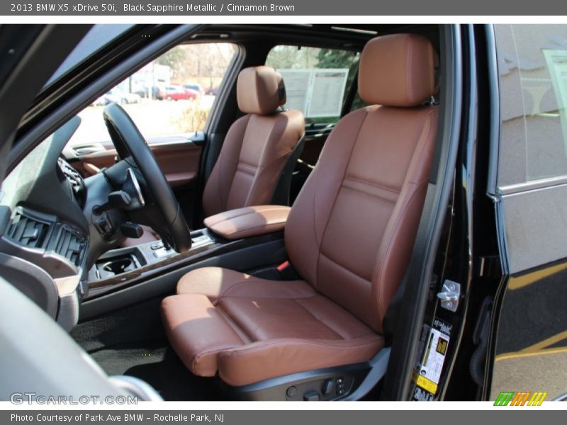 Black Sapphire Metallic / Cinnamon Brown 2013 BMW X5 xDrive 50i