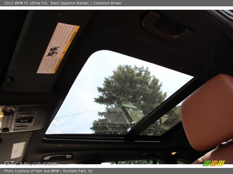 Black Sapphire Metallic / Cinnamon Brown 2013 BMW X5 xDrive 50i