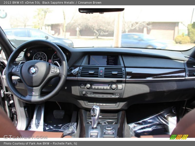 Black Sapphire Metallic / Cinnamon Brown 2013 BMW X5 xDrive 50i