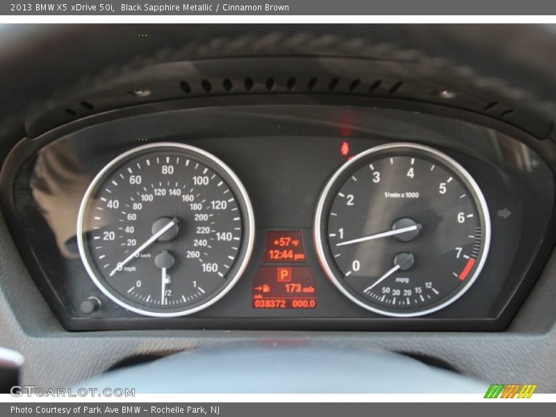 Black Sapphire Metallic / Cinnamon Brown 2013 BMW X5 xDrive 50i