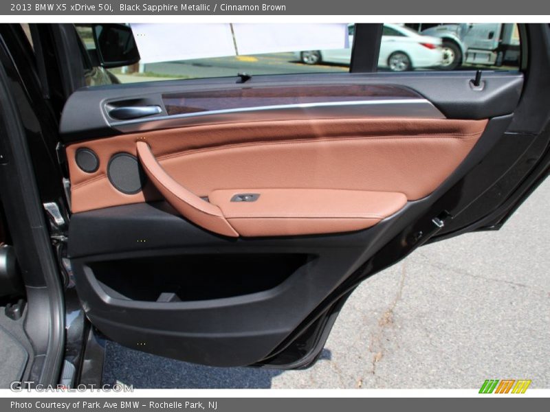 Black Sapphire Metallic / Cinnamon Brown 2013 BMW X5 xDrive 50i