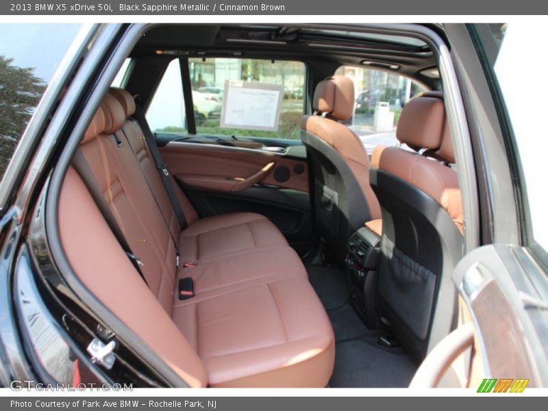 Black Sapphire Metallic / Cinnamon Brown 2013 BMW X5 xDrive 50i