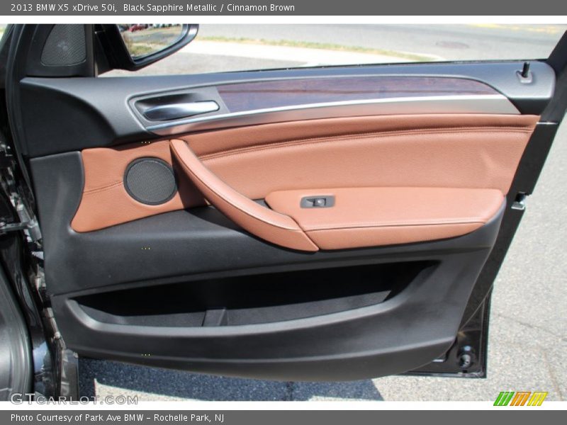 Black Sapphire Metallic / Cinnamon Brown 2013 BMW X5 xDrive 50i