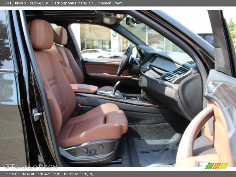 Black Sapphire Metallic / Cinnamon Brown 2013 BMW X5 xDrive 50i