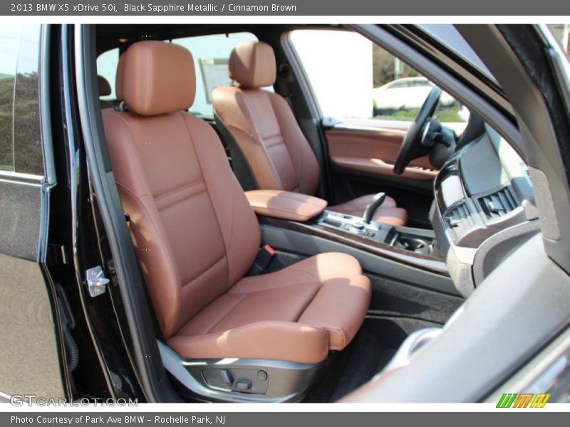 Black Sapphire Metallic / Cinnamon Brown 2013 BMW X5 xDrive 50i