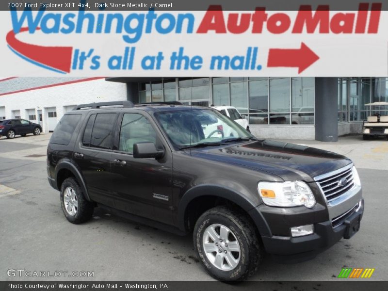 Dark Stone Metallic / Camel 2007 Ford Explorer XLT 4x4