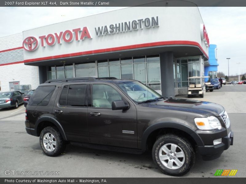 Dark Stone Metallic / Camel 2007 Ford Explorer XLT 4x4