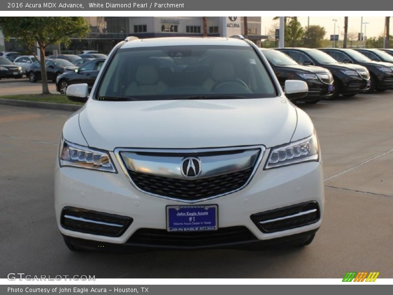 White Diamond Pearl / Parchment 2016 Acura MDX Advance
