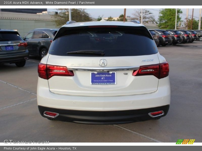 White Diamond Pearl / Parchment 2016 Acura MDX Advance