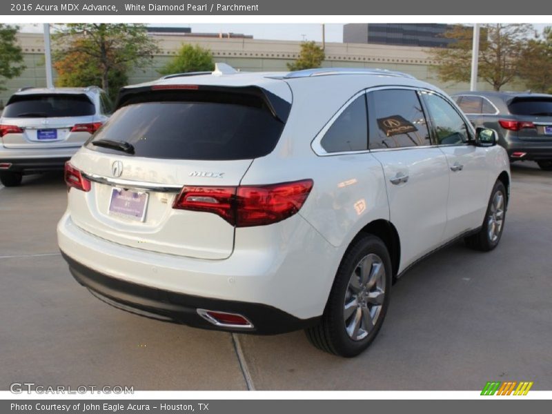 White Diamond Pearl / Parchment 2016 Acura MDX Advance