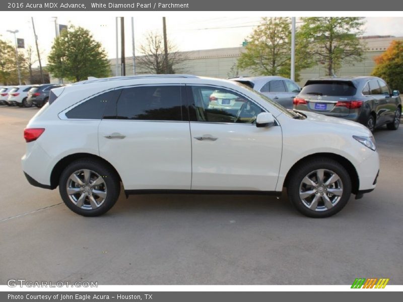 White Diamond Pearl / Parchment 2016 Acura MDX Advance