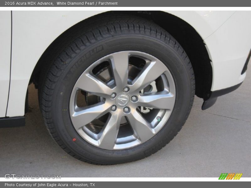 White Diamond Pearl / Parchment 2016 Acura MDX Advance