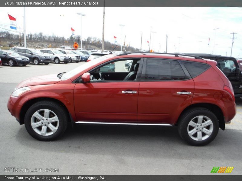 Merlot Pearl / Charcoal 2006 Nissan Murano SL AWD