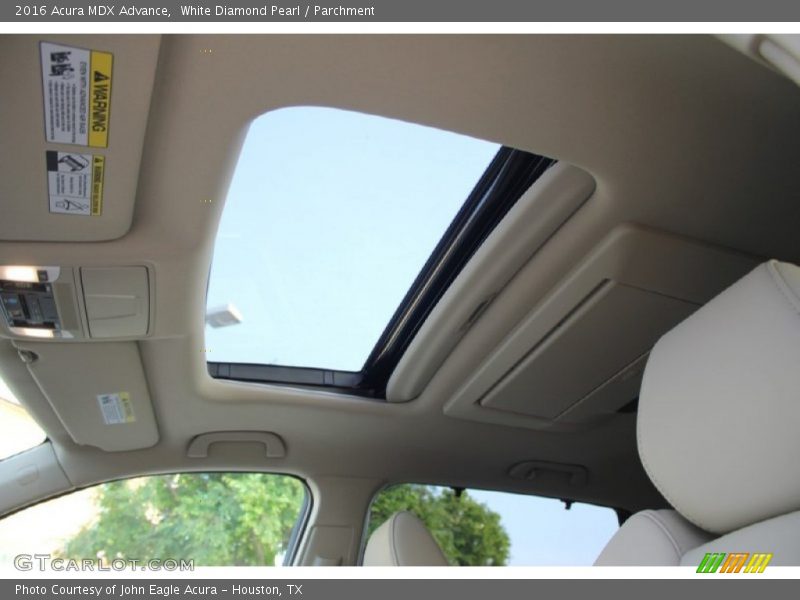 White Diamond Pearl / Parchment 2016 Acura MDX Advance