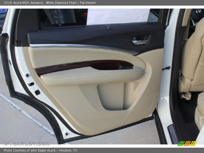 White Diamond Pearl / Parchment 2016 Acura MDX Advance