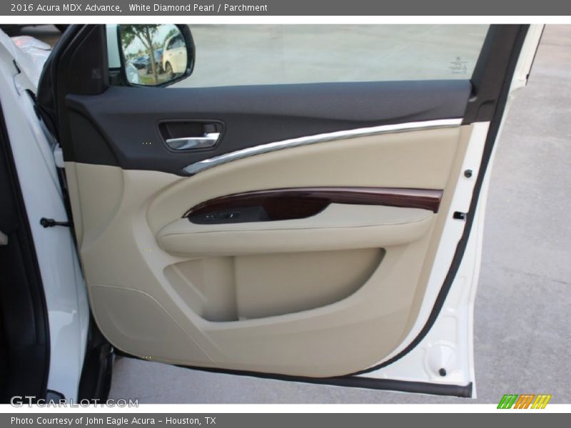 White Diamond Pearl / Parchment 2016 Acura MDX Advance