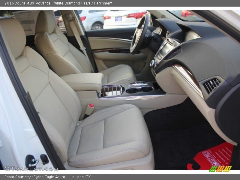 White Diamond Pearl / Parchment 2016 Acura MDX Advance