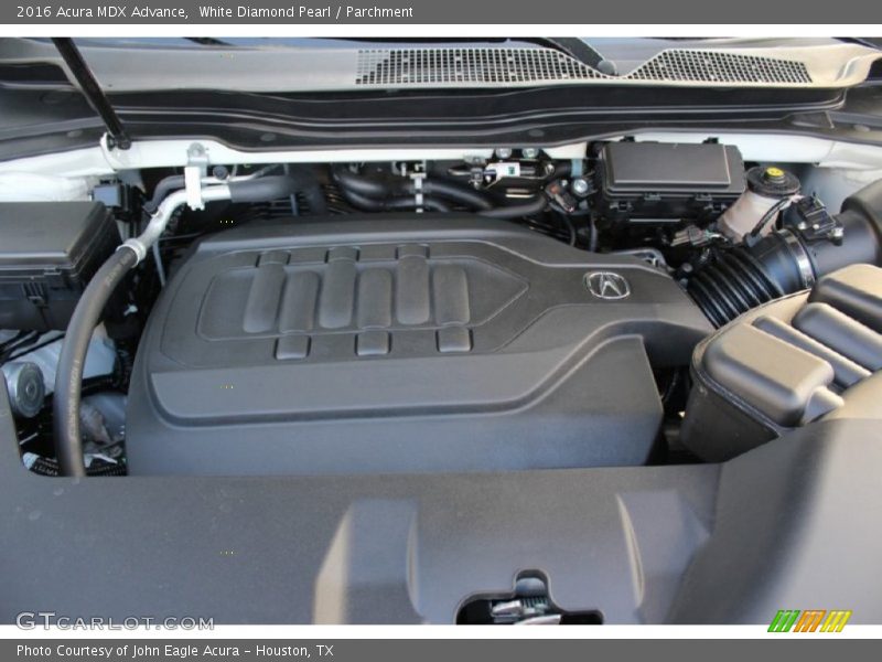 White Diamond Pearl / Parchment 2016 Acura MDX Advance