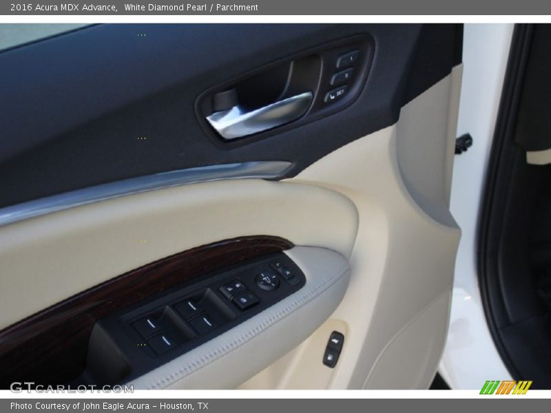 White Diamond Pearl / Parchment 2016 Acura MDX Advance