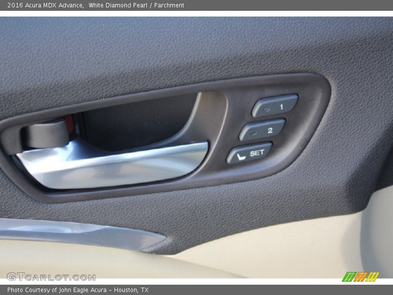 White Diamond Pearl / Parchment 2016 Acura MDX Advance