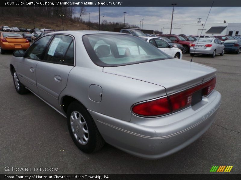 Sterling Silver Metallic / Medium Gray 2000 Buick Century Custom