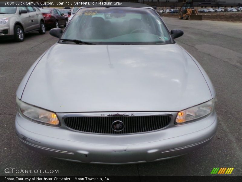 Sterling Silver Metallic / Medium Gray 2000 Buick Century Custom