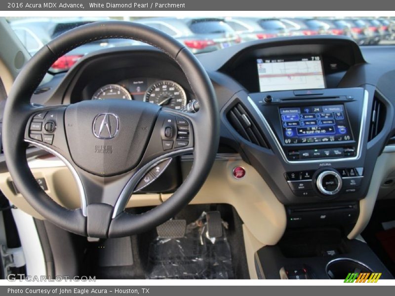White Diamond Pearl / Parchment 2016 Acura MDX Advance