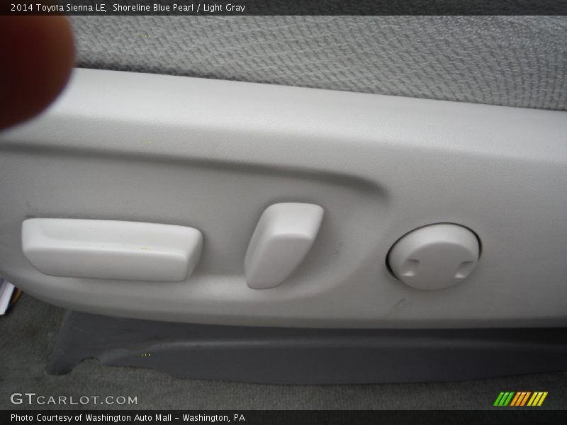 Shoreline Blue Pearl / Light Gray 2014 Toyota Sienna LE