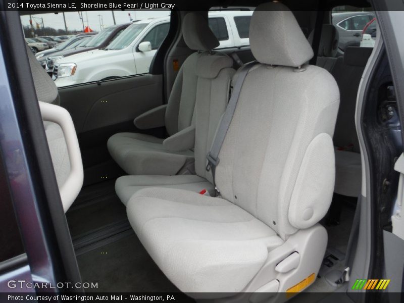 Shoreline Blue Pearl / Light Gray 2014 Toyota Sienna LE