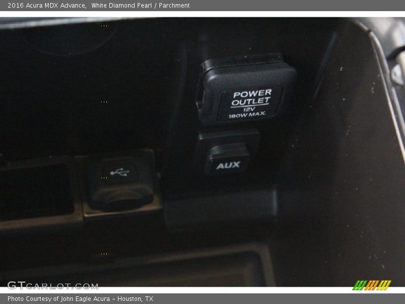 White Diamond Pearl / Parchment 2016 Acura MDX Advance