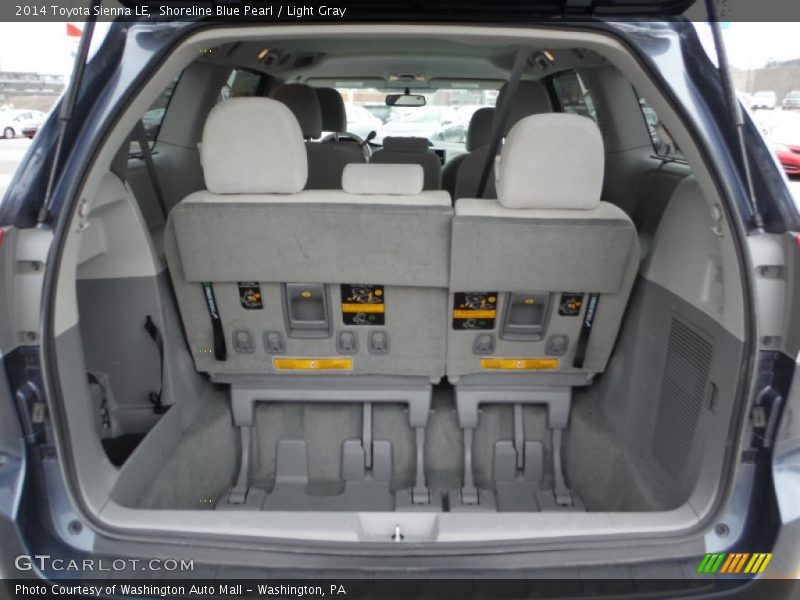Shoreline Blue Pearl / Light Gray 2014 Toyota Sienna LE