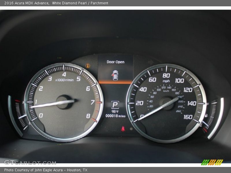 White Diamond Pearl / Parchment 2016 Acura MDX Advance