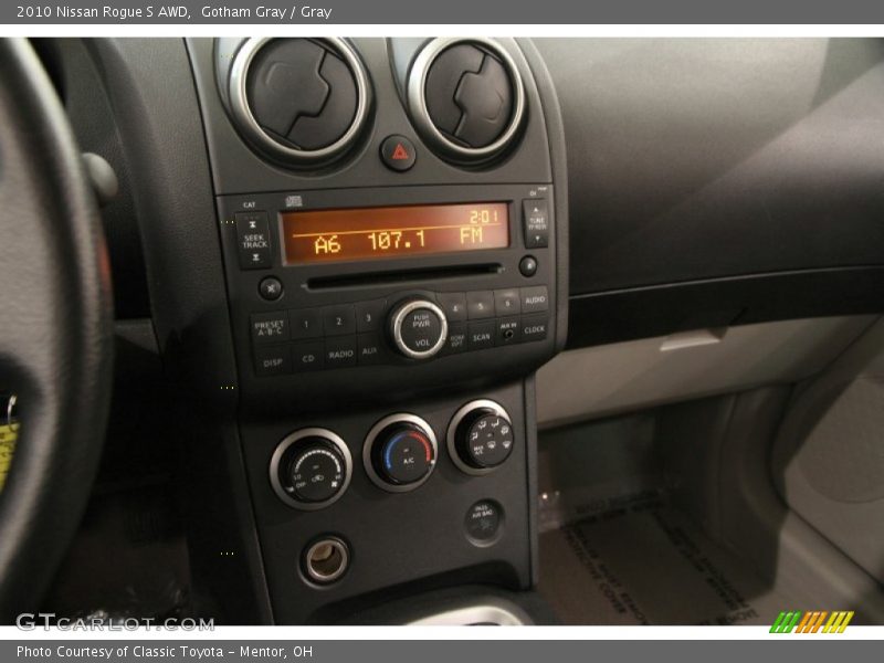 Gotham Gray / Gray 2010 Nissan Rogue S AWD