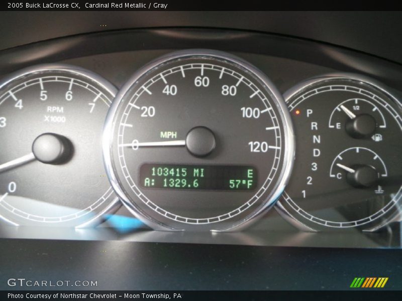 Cardinal Red Metallic / Gray 2005 Buick LaCrosse CX