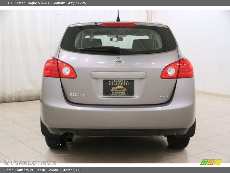Gotham Gray / Gray 2010 Nissan Rogue S AWD