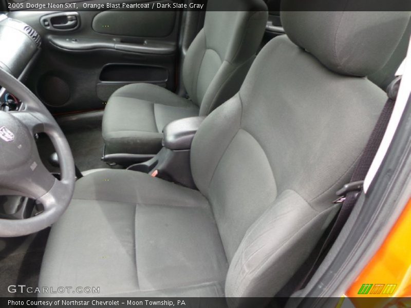 Orange Blast Pearlcoat / Dark Slate Gray 2005 Dodge Neon SXT