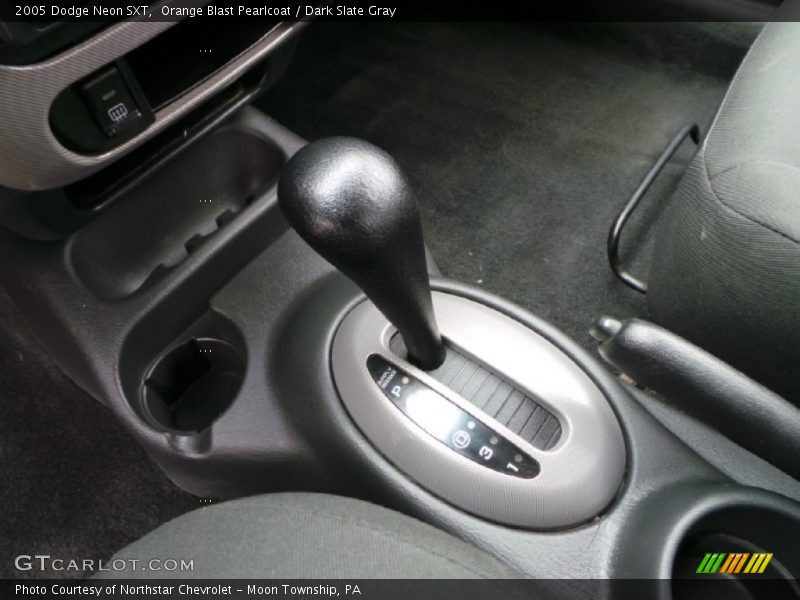 Orange Blast Pearlcoat / Dark Slate Gray 2005 Dodge Neon SXT
