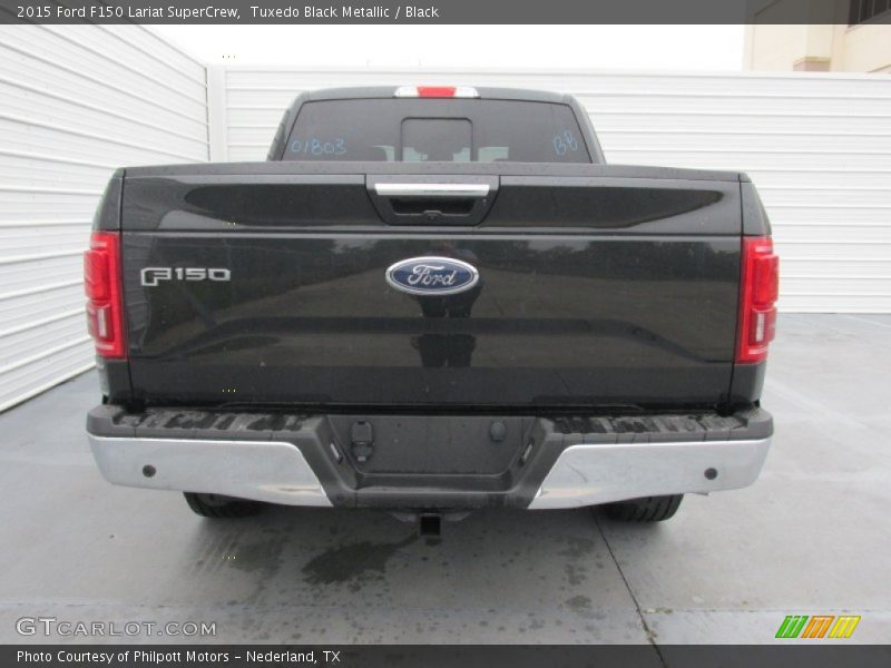 Tuxedo Black Metallic / Black 2015 Ford F150 Lariat SuperCrew